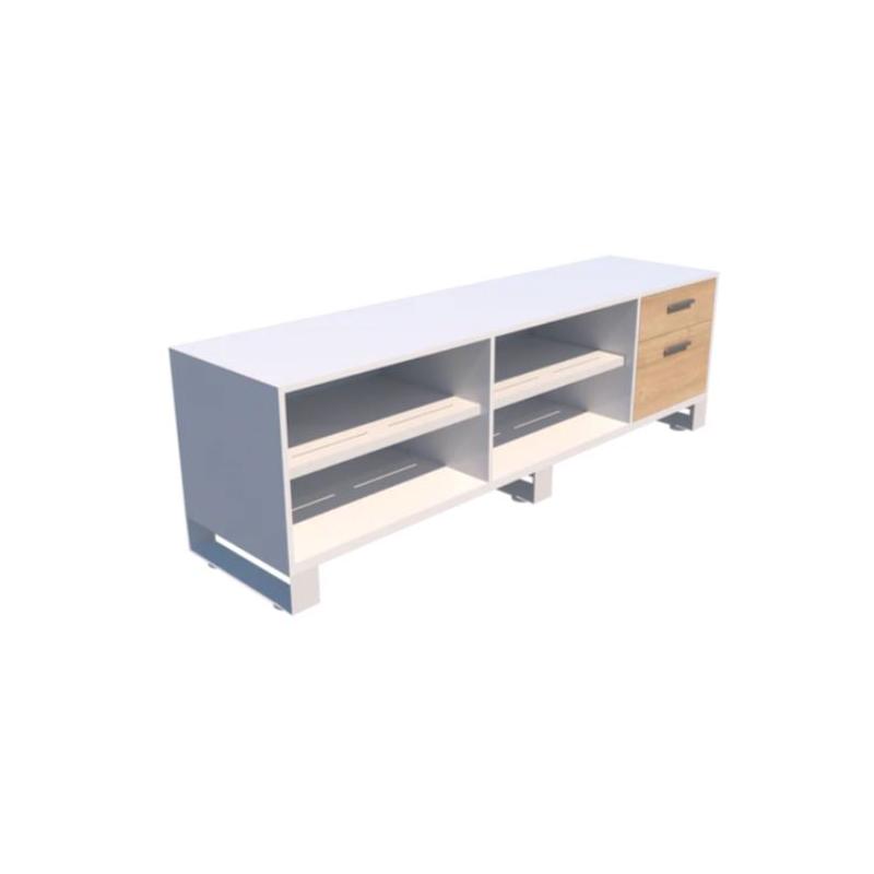 Credenza de Melamina Axio con Cajonera y Gaveta Versa