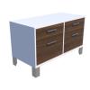 Credenza Baja Altea con 2 Cajoneras Versa