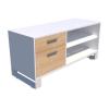 Credenza Axio con Cajonera y Gaveta Versa